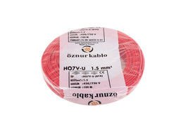 1.5 NYA KABLO 100 MT. KIRMIZI