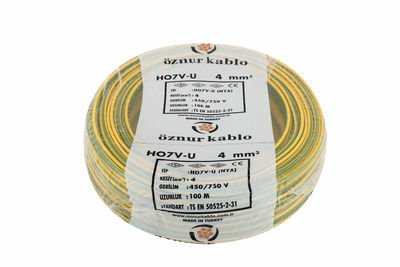 4 MM. NYA KABLO 100 MT. SARIYEŞİL