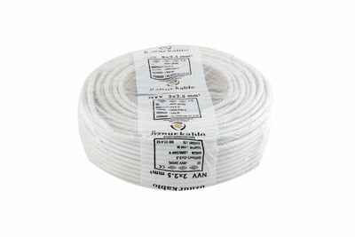 2x2,5 NYM KABLO 100 MT.