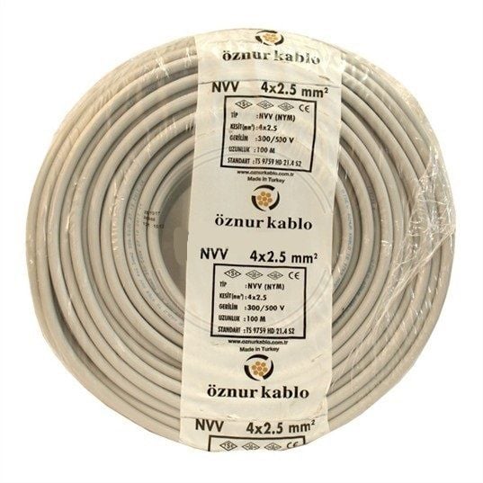 4X2.5 NYM KABLO 100 MT.