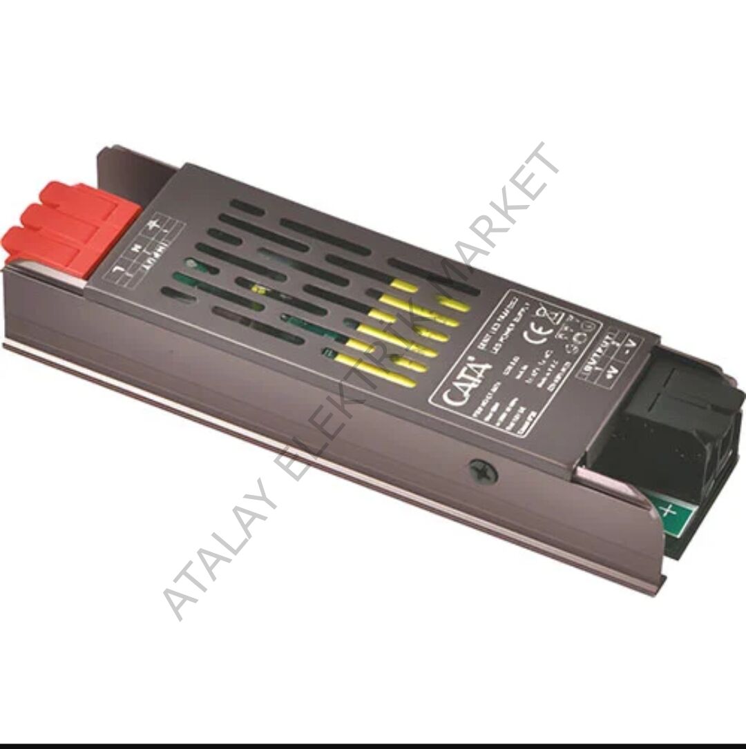 Cata Ct-2576 10 Amper Slim Şerit Led Trafosu 120W