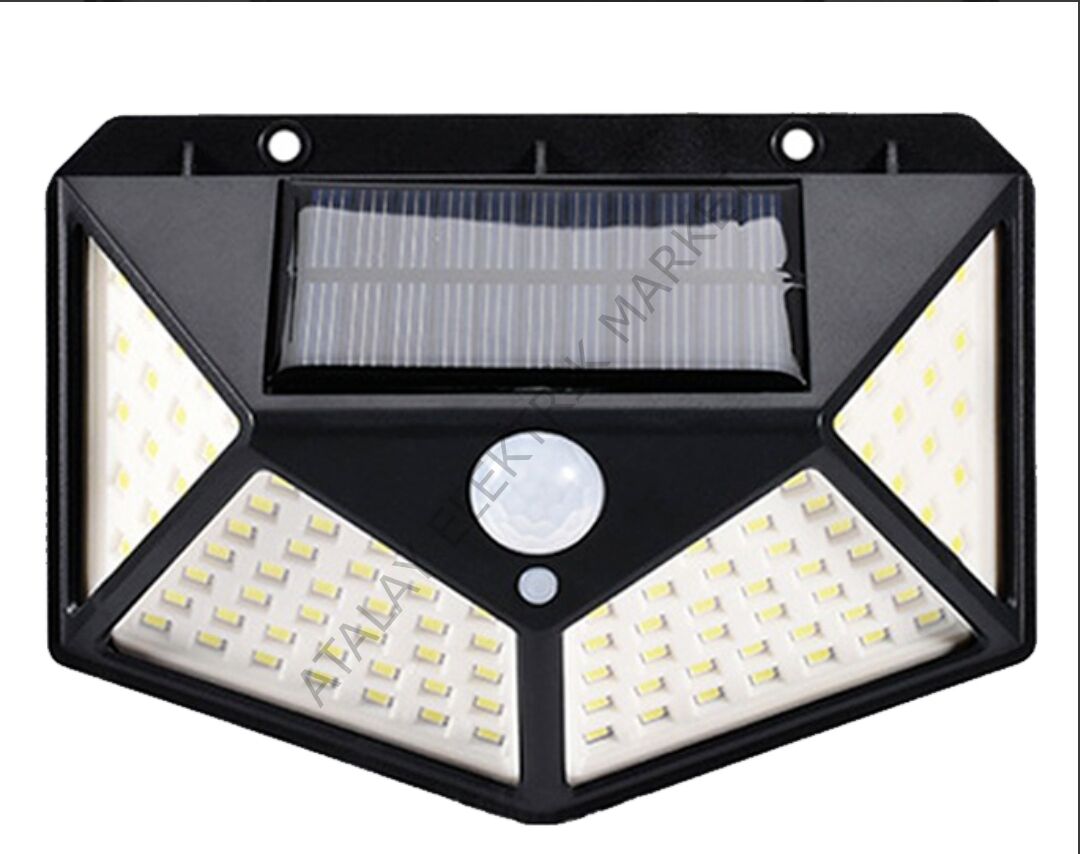 Led Solar Duvar Armatürü BEYAZ