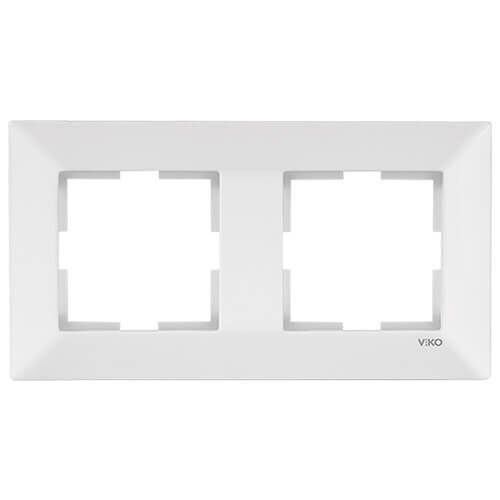 Viko Meridian İkili Çerçeve Beyaz