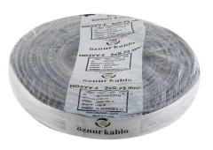 3x2.5 TTR KABLO 100 mt. SİYAH ÖZNUR KABLO