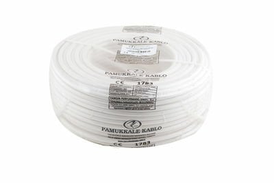 3X2.5 TTR 100 mt. BEYAZ PAMUKKALE KABLO