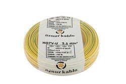 2.5 NYA KABLO 100 MT. SARIYEŞİL