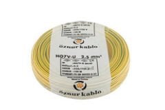 2.5 NYA KABLO 100 MT. SARIYEŞİL