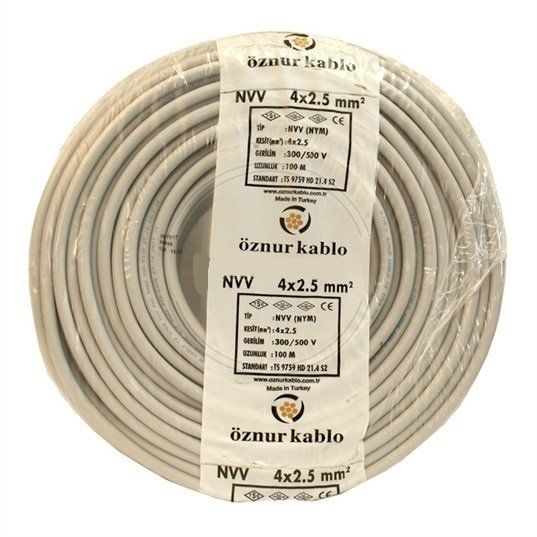 4X2.5 NYM KABLO 100 MT.