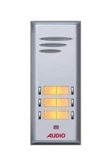 Audio 004849 E06 6lı Basic Serisi Çift Butonlu Zil Paneli