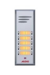 Audio 004849 E10 10lu Basic Serisi Çift Butonlu Zil Paneli