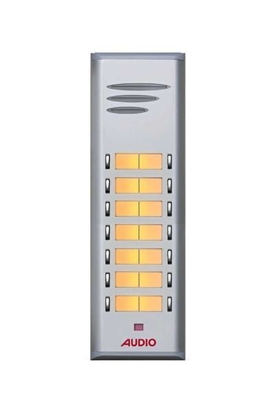 Audio 004849 E14 14lü Basic Serisi Çift Butonlu Zil Paneli