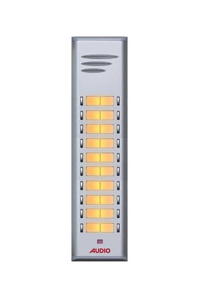 Audio 004849 E20 20li Basic Serisi Çift Butonlu Zil Paneli