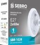 Sebro SBR 1028 Hareket Sensörlü Tavan Armatürü E27 Duy