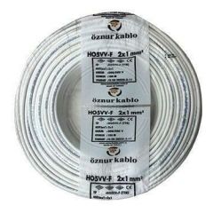 2x1 TTR ÖZNUR KABLO 100 MT. BEYAZ