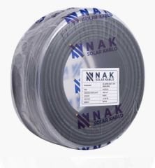 6 MM SOLAR (H1Z2Z2-K) NAK KABLO SİYAH 100 MT.