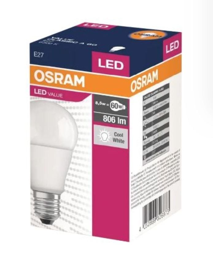 OSRAM 8,5 W LED AMPÜL BEYAZ IŞIK