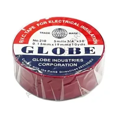 Globe 19mm İzole Bant Kırmızı