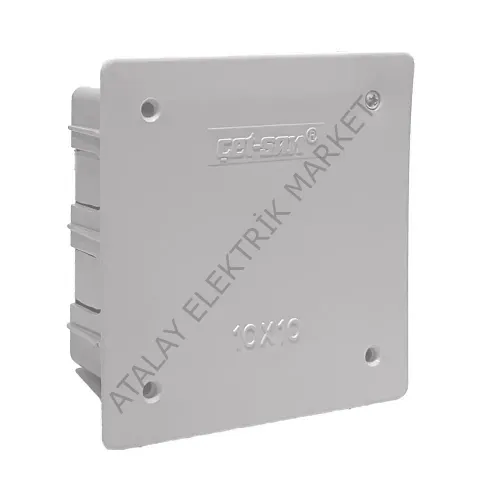 Çetsan Sıvaaltı ABS Kare Buat 100x100X45mm