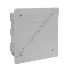 Çetsan Sıvaaltı ABS Kare Buat 100x100X45mm