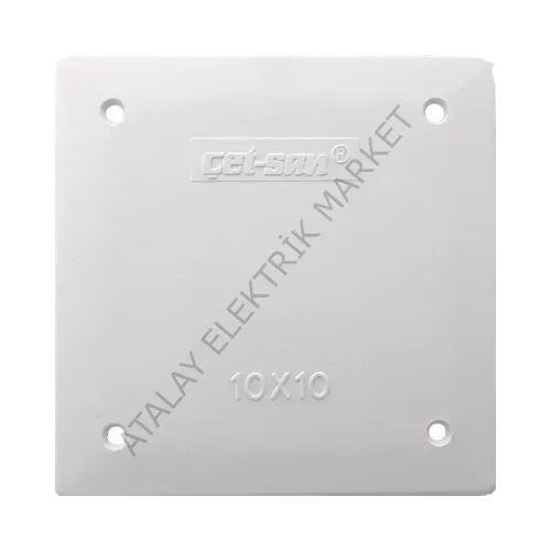 Çetsan Sıvaaltı ABS Kare Buat Kapağı 100x100X45mm