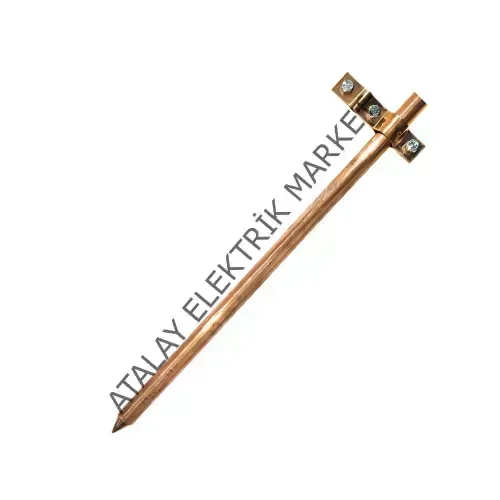 Q20 Bakır Topraklama Çubuğu 1Mt