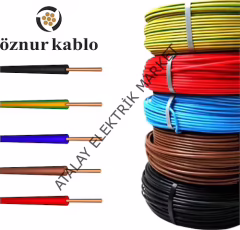16 MM NYA ÖZNUR KABLO SARIYEŞİL 100MT.