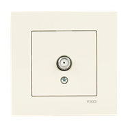 VİKO KARRE MERİDİAN UYDU PRİZİ F KON. BEYAZ