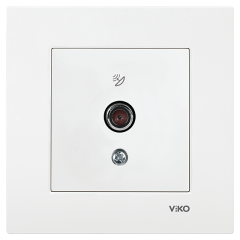 Viko Karre - Meridian Uydu Prizi F Konnektörlü Beyaz