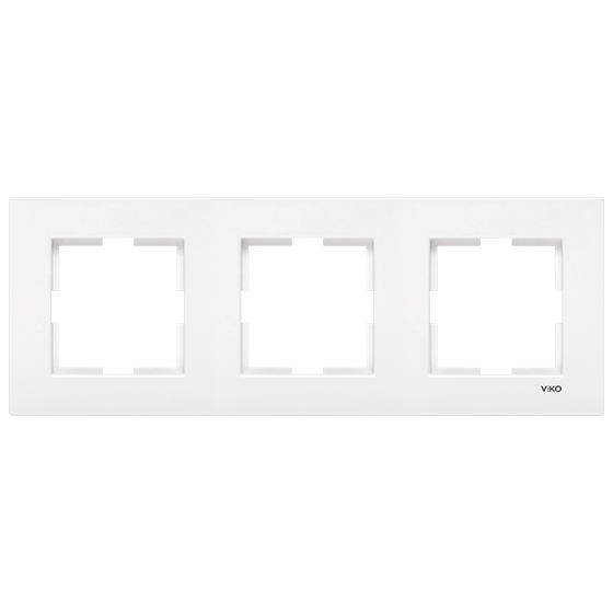 Viko Karre Üçlü Yatay Çerçeve Beyaz