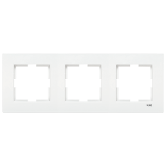 Viko Karre Üçlü Yatay Çerçeve Beyaz