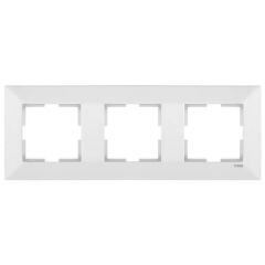 Viko Meridian Üçlü Çerçeve Beyaz