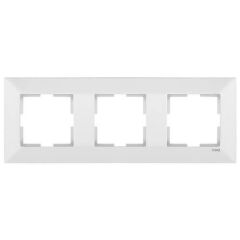 Viko Meridian Üçlü Çerçeve Beyaz
