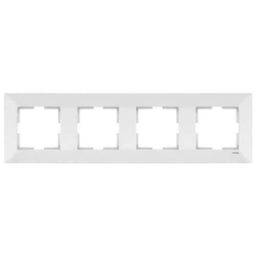 Viko Meridian Dörtlü Çerçeve Beyaz