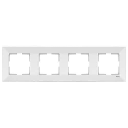 Viko Meridian Dörtlü Çerçeve Beyaz
